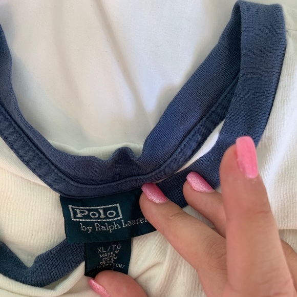 Ringed Sleeve Polo Tee - Picture 5 of 6